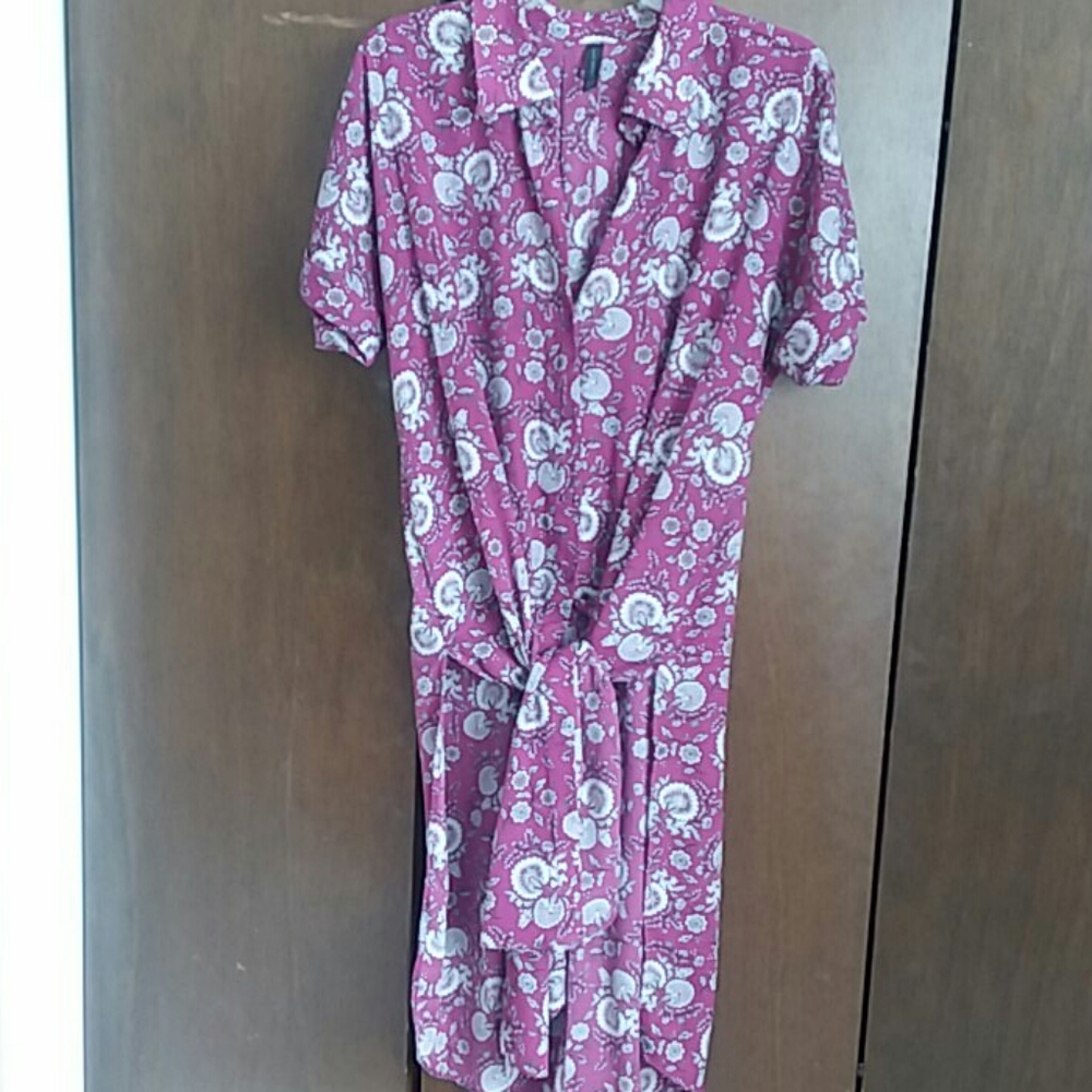 Print button down tunic - Picture 5 of 5